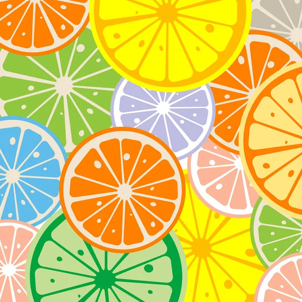 Citron sans couture — Image vectorielle