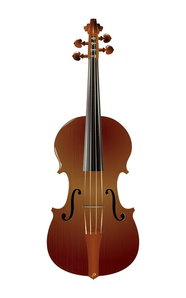 Violín tradicional — Vector de stock