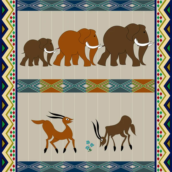 Африканский дизайн фона — стоковый вектор