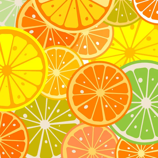 Tranches de citron — Image vectorielle