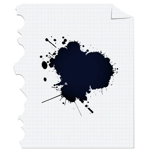 Tache d'encre — Image vectorielle