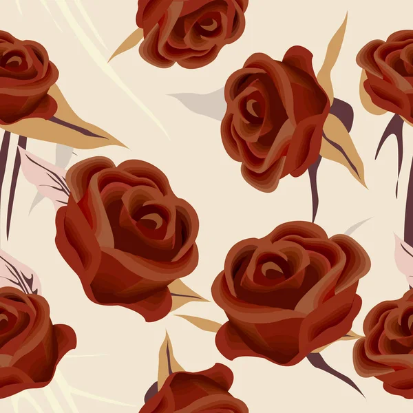 Rode rozen — Stockvector