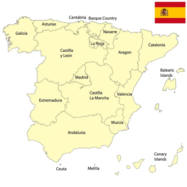 ESPAÑA — Vector de stock