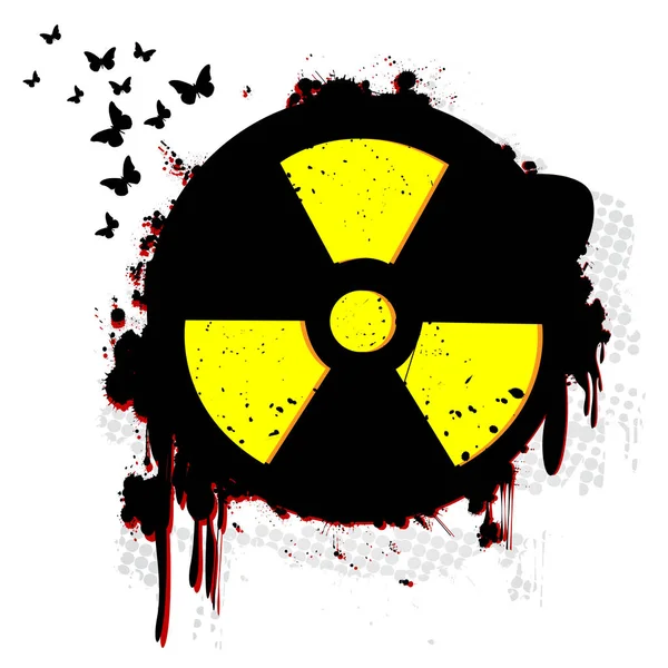 Hazzard jądrowy — Wektor stockowy