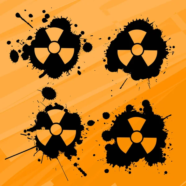 Chanclas nucleares — Vector de stock