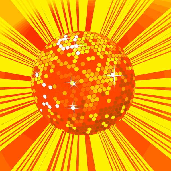 Μπάλα disco φόντο — Διανυσματικό Αρχείο