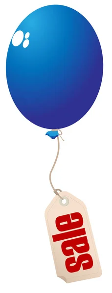 Op verkoop ballon — Stockvector
