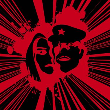 Grunge poster sanatı