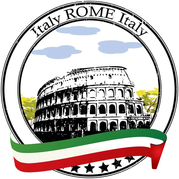 罗马邮票 — 图库矢量图片