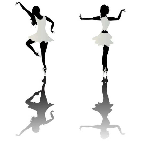 Danseuse de ballet — Image vectorielle