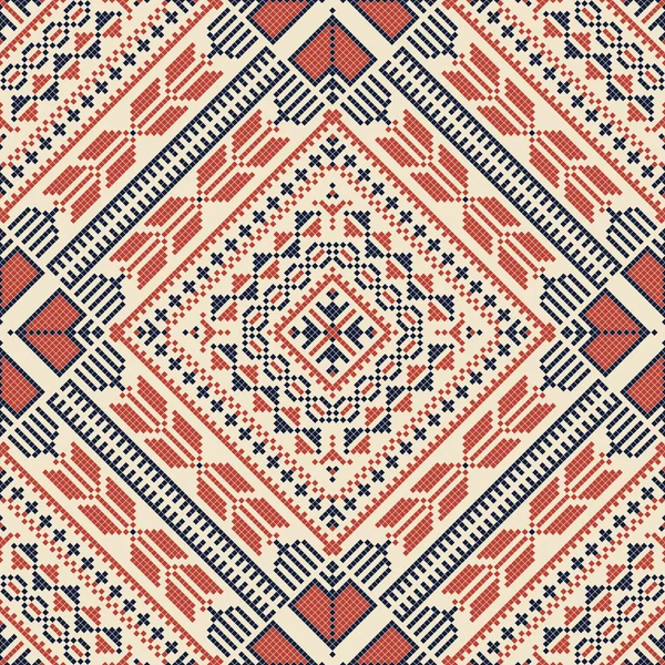 パレスチナ刺繍パターン 171 — ストックベクタ