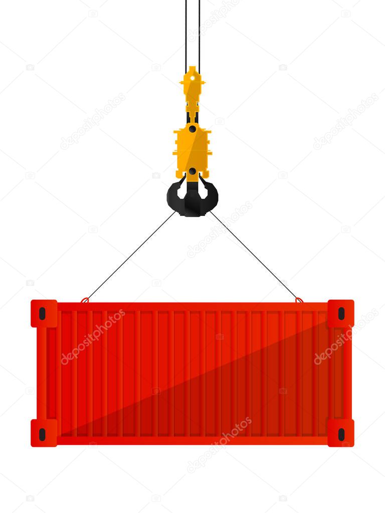 Container and hook