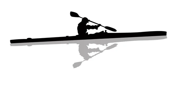 Atleta de Kayak 6 — Vector de stock