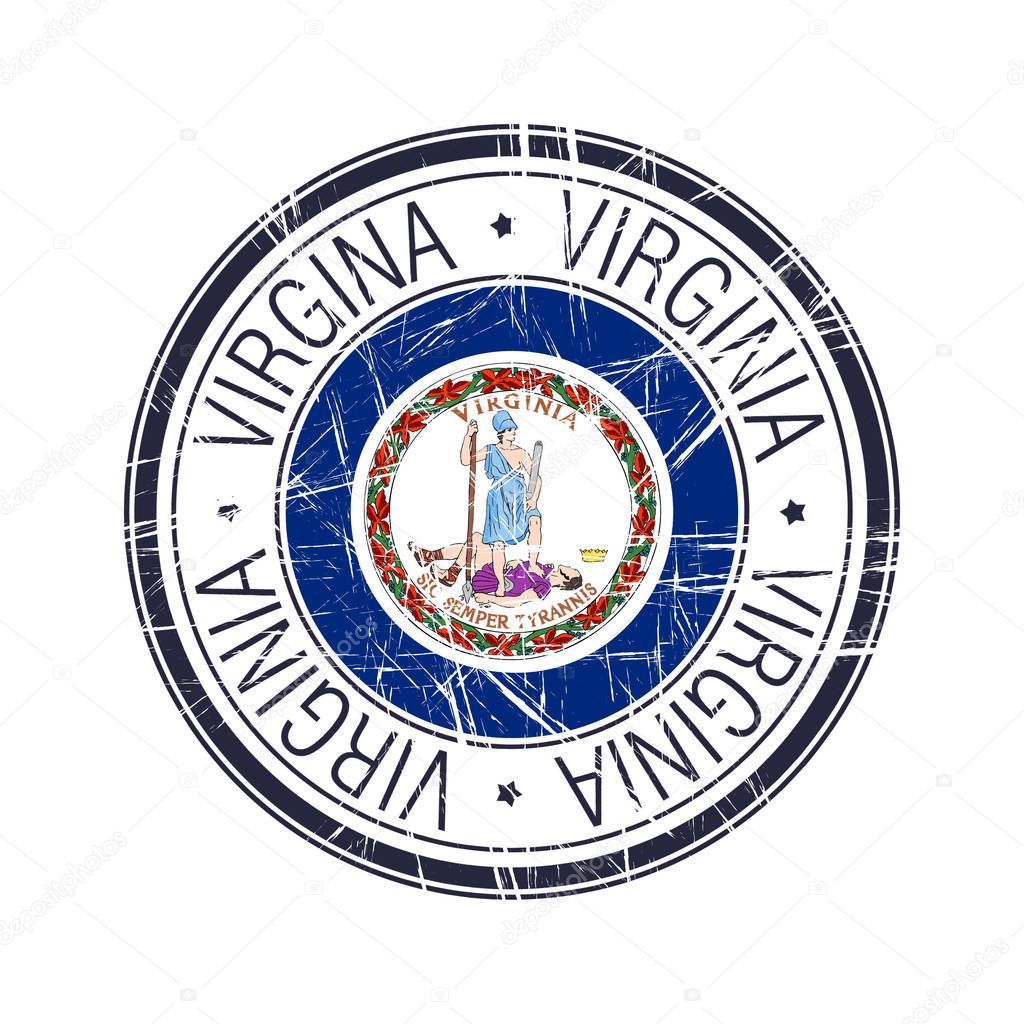 Virginia rubber stamp