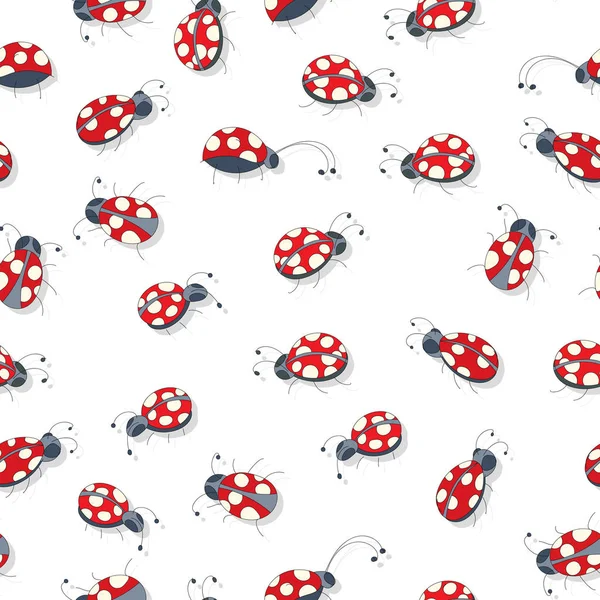 Modèle de coccinelle — Image vectorielle