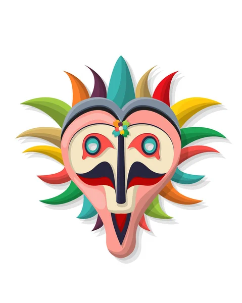 Carnaval masker vector — Stockvector