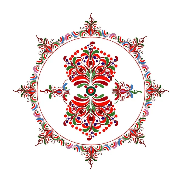 Hungarian folk motif — Stock Vector