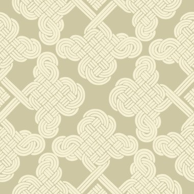 Dekoratif karmaşık tekrarlayan vektör deseni