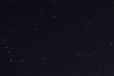 Yıldız arka planlı akşam gökyüzü