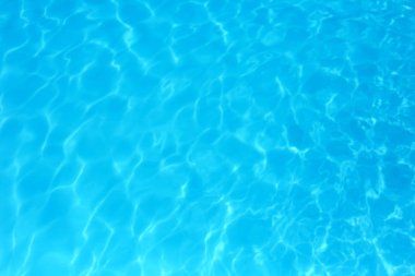 Yüzme havuzunda mavi renkli su dalgalı su detay backgroun