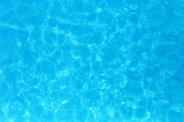 Yüzme havuzunda mavi renkli su dalgalı su detay backgroun