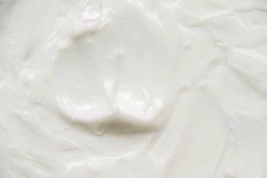 Kozmetik. Krem beyaz arkaplan dokusu.