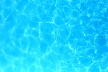 Yüzme havuzunda mavi renkli su dalgalı su detay backgroun