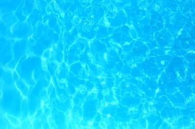 Yüzme havuzunda mavi renkli su dalgalı su detay backgroun
