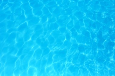 Yüzme havuzunda mavi renkli su dalgalı su detay backgroun