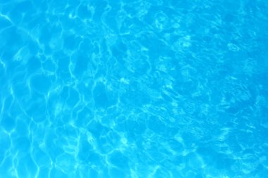 Yüzme havuzunda mavi renkli su dalgalı su detay backgroun