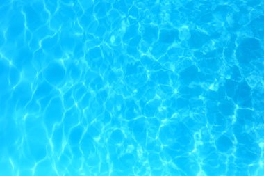 Yüzme havuzunda mavi renkli su dalgalı su detay backgroun