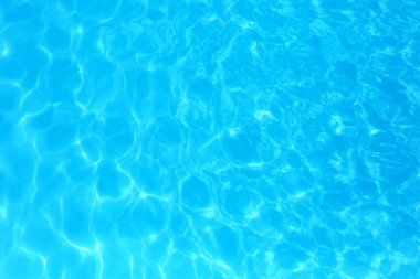 Yüzme havuzunda mavi renkli su dalgalı su detay backgroun