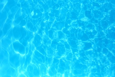 Yüzme havuzunda mavi renkli su dalgalı su detay backgroun