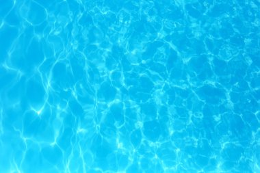 Yüzme havuzunda mavi renkli su dalgalı su detay backgroun