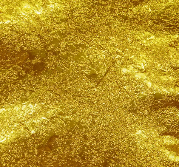 Foglia d'oro texture sfondo — Foto Stock