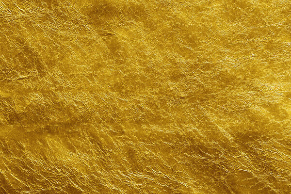 Gold foil texture background — Stock Photo, Image