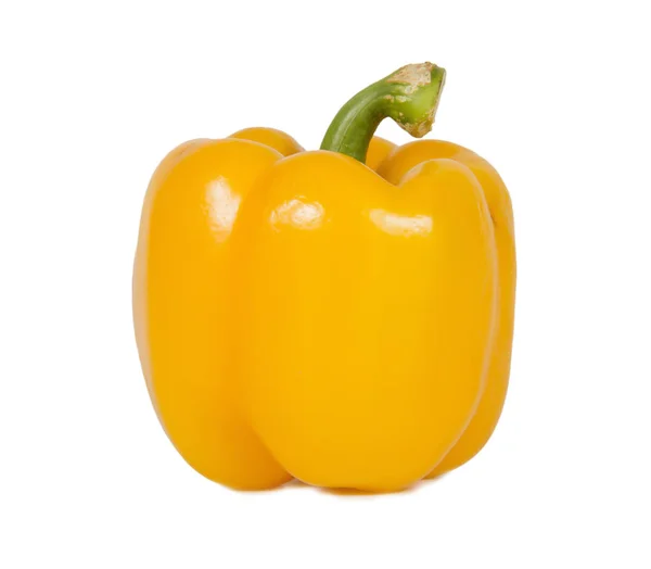 Sweet yellow pepper isolated on white background — Stock Photo, Image