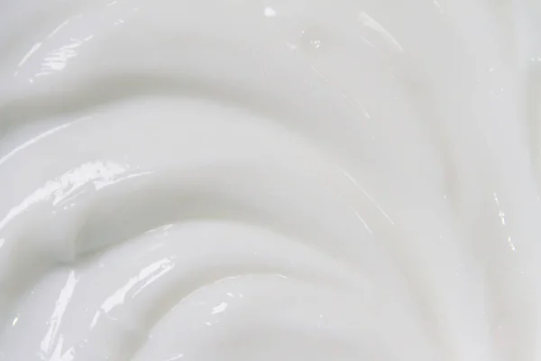 La superficie blanca de la loción crema suaviza el fondo . — Foto de Stock