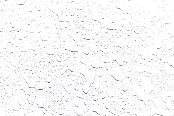 The concept of water drops on a white background — Stock Photo, Image