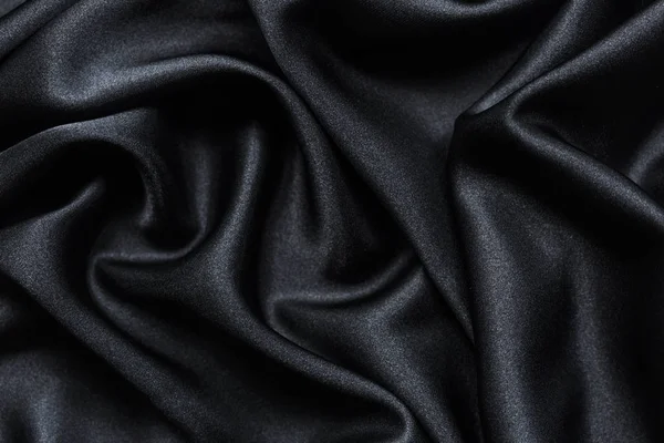Tela negra, ola, fondo, lujo — Foto de Stock