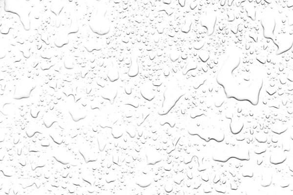 Le concept de gouttes d'eau sur fond blanc — Photo