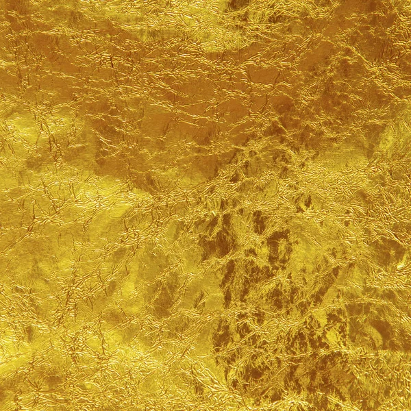 Gold foil texture background — Stock Photo, Image