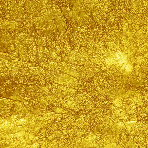 Fondo de textura de lámina de oro — Foto de Stock