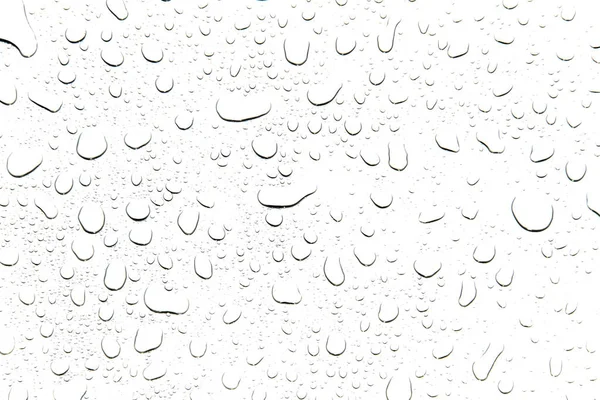 The concept of water drops on a white background — Stock Photo, Image