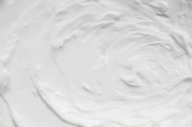 Kozmetik. Krem beyaz arkaplan dokusu.