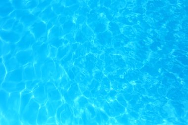 Yüzme havuzunda mavi renkli su dalgalı su detay backgroun