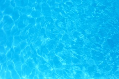 Yüzme havuzunda mavi renkli su dalgalı su detay backgroun