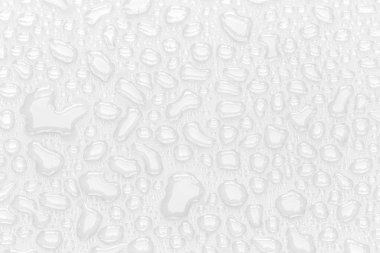 Beyaz arka planda su damlası kavramı