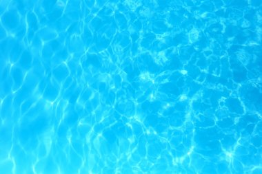 Yüzme havuzunda mavi renkli su dalgalı su detay backgroun