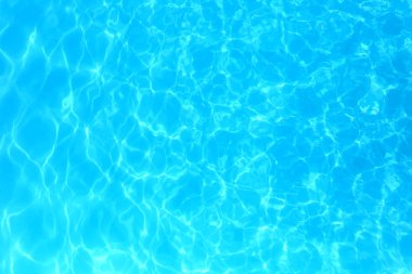 Yüzme havuzunda mavi renkli su dalgalı su detay backgroun